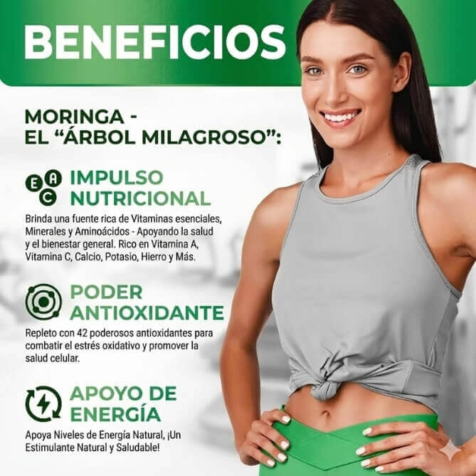 Moringa Máxima Potencia 60 Cápsulas 800mg