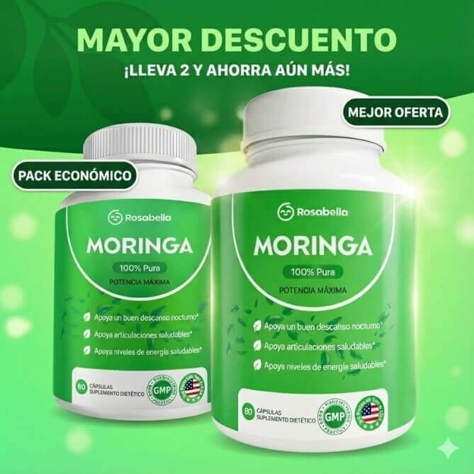 Moringa Máxima Potencia 60 Cápsulas 800mg